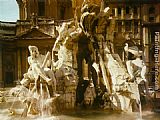 The Four Rivers Fountain by Gian Lorenzo Bernini